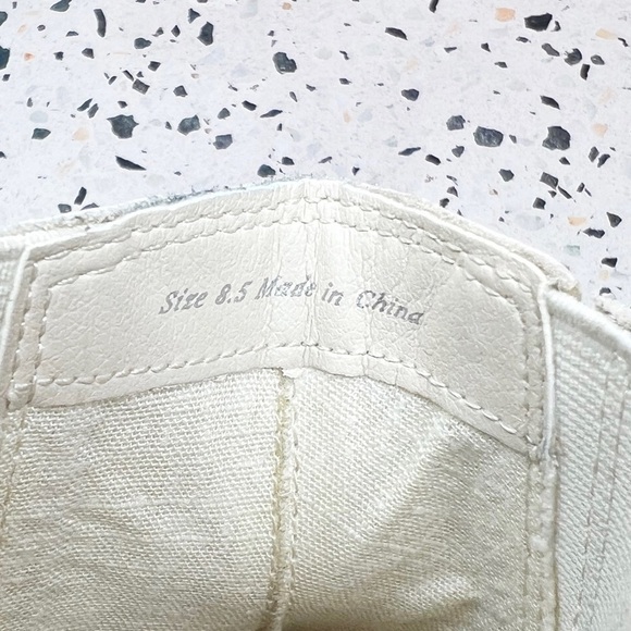 Dolce Vita Caster Ivory Lug Sole Midi Block Heel Women’s Leather Boots Sz 8.5 - Picture 10 of 12